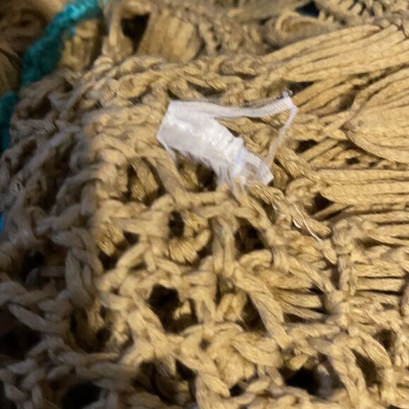 Umgee Crocheted Sleeveless Tunic Top/Pullover Vest Asymmetrical Hemline Boho S/M - Picture 16 of 16